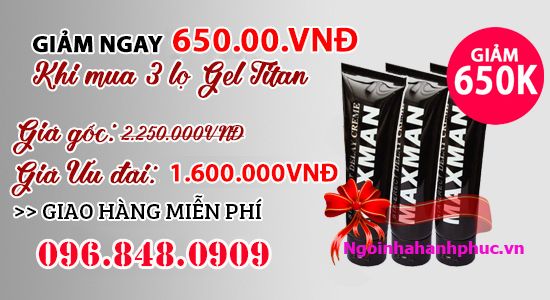 Combo 3 maxman gel