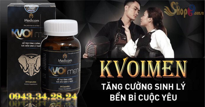Tăng cường sinh lực nam giới nhờ vào công dụng của thuốc Kvoimen