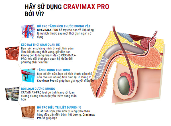 công dụng của cravimax pro