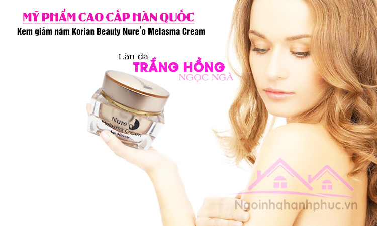 Kem giảm nám dầu Korian Beauty - Nure'o Melasma Cream 1