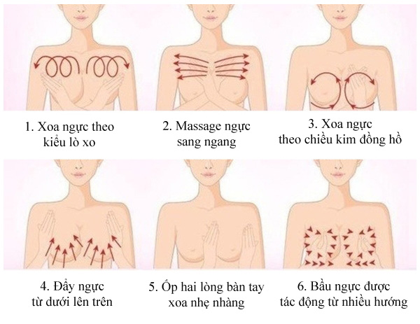 massage ngực hiệu quả