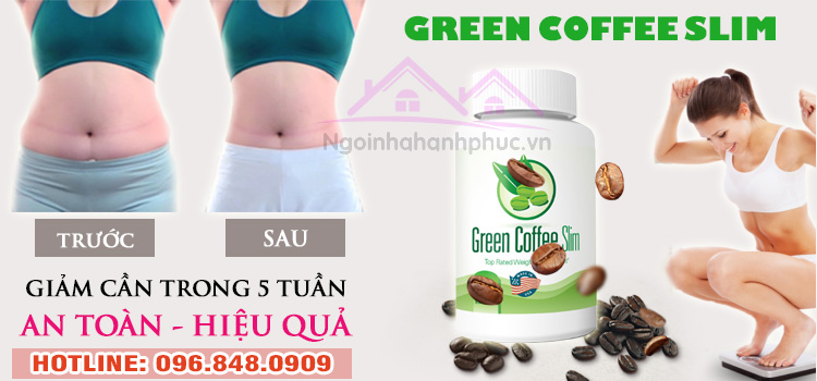 Viên uống giảm cân nhanh chóng Green Coffee Slim 4 Viên uống giảm cân nhanh chóng Green Coffee Slim 4