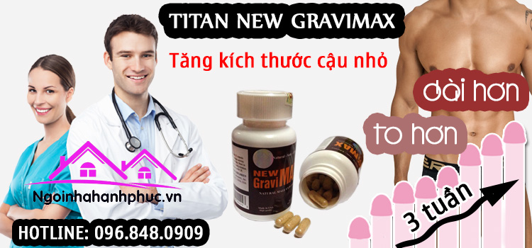 Viên uống Titan New Gravimax tăng cậu nhỏ 2 Viên uống Titan New Gravimax tăng cậu nhỏ 2