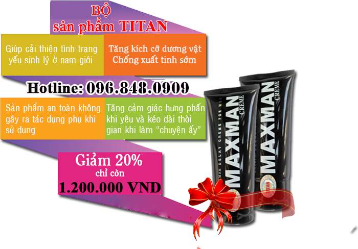 combo gel titan maxman