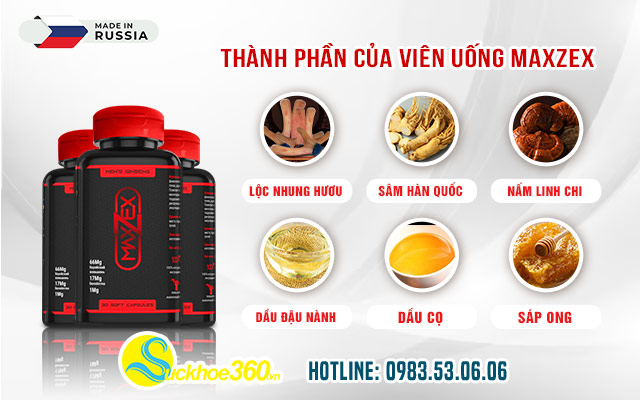 Thành phần của Maxzex