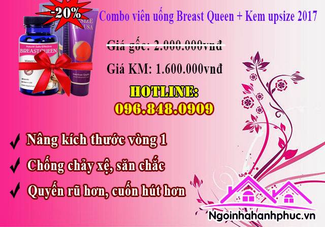 Khuyến mại mua kem nở ngực upsize