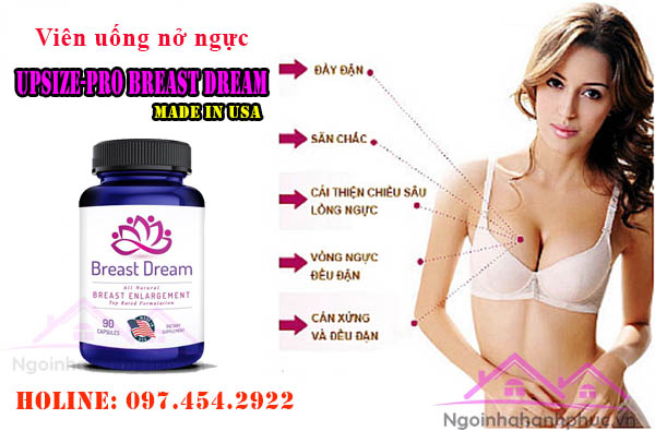 Viên uống Upsize- Pro Breast Dream mới