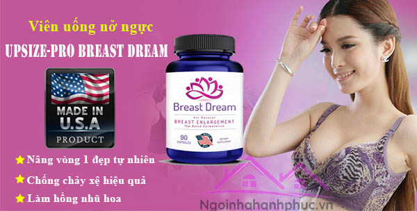 Viên uống Upsize- Pro Breast Dream tăng vòng 1 hiệu quả