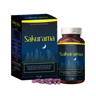 Sakurama - Viên uống hỗ trợ cải thiện giấc ngủ ngon hơn sâu hơn