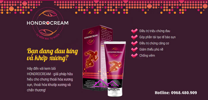 Công dụng Hondrocream